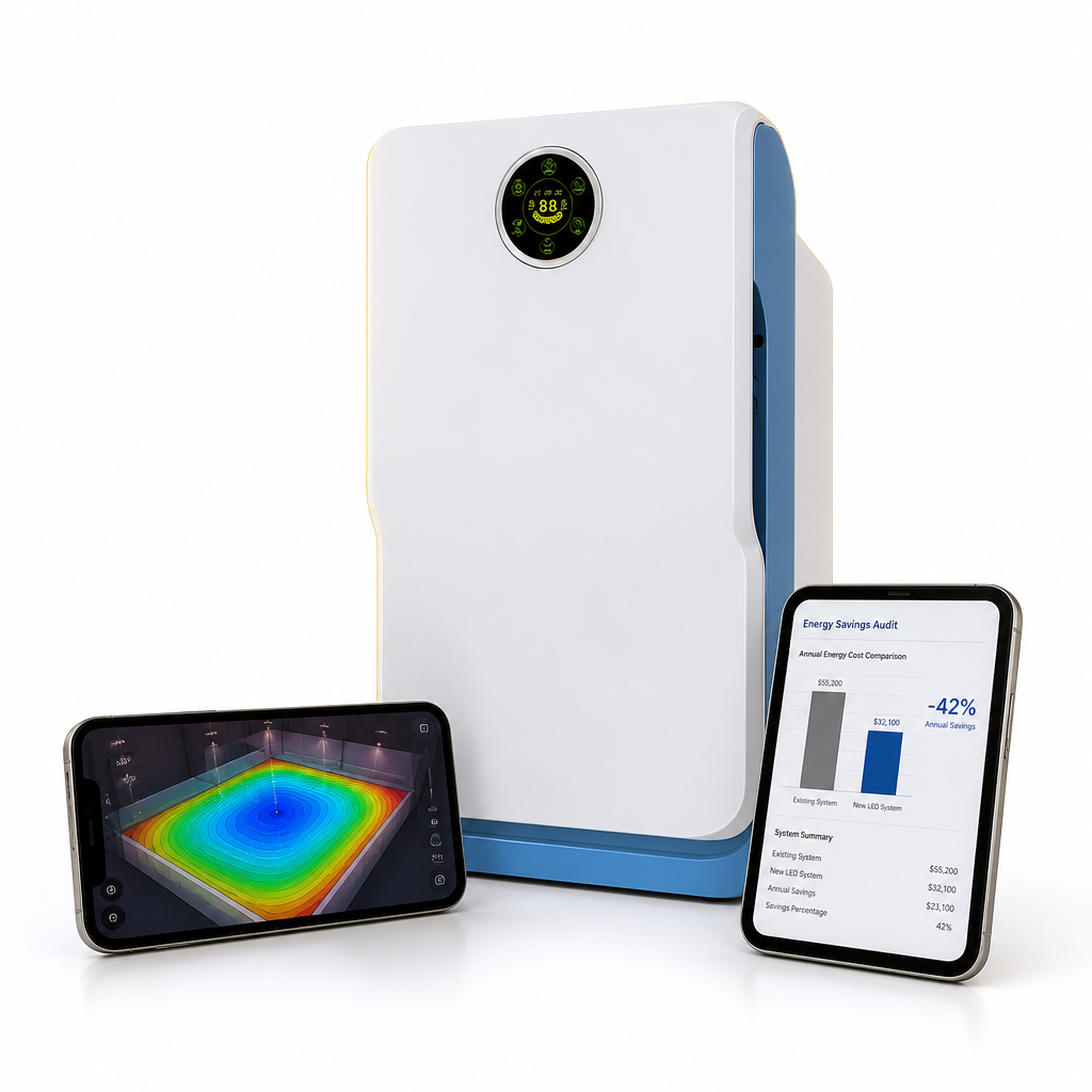 6-stage air purification with Lumen Lab and Lumen Aid